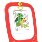 Crayola Qwikflip Double-Sided 2-in-1 Art Easel with Magnetic Whiteboard & Chalkboard