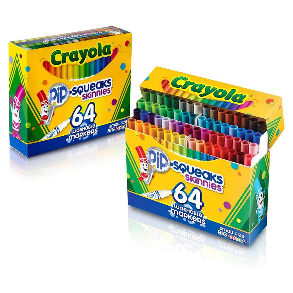 Crayols 64 Ct Washable Pipsqueaks Skin