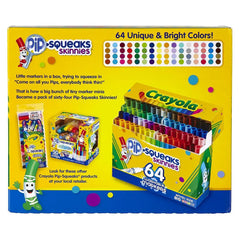 Crayols 64 Ct Washable Pipsqueaks Skin