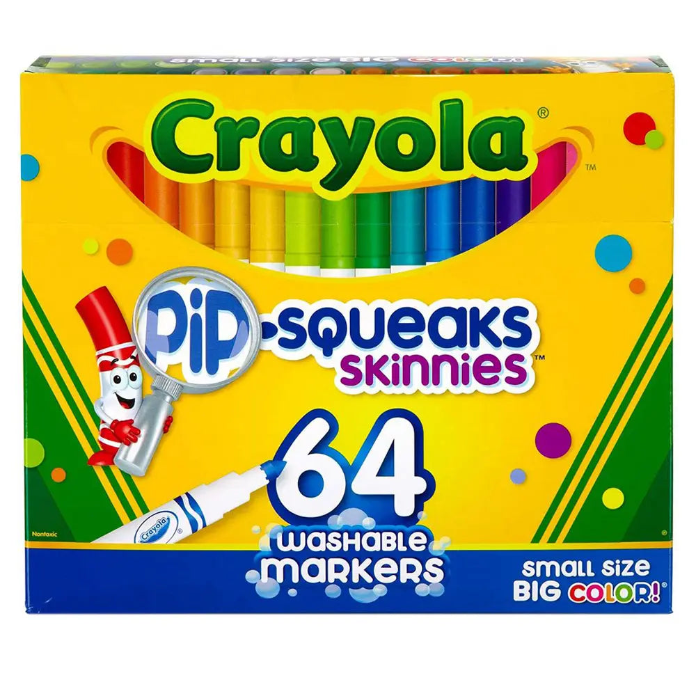 Crayols 64 Ct Washable Pipsqueaks Skin