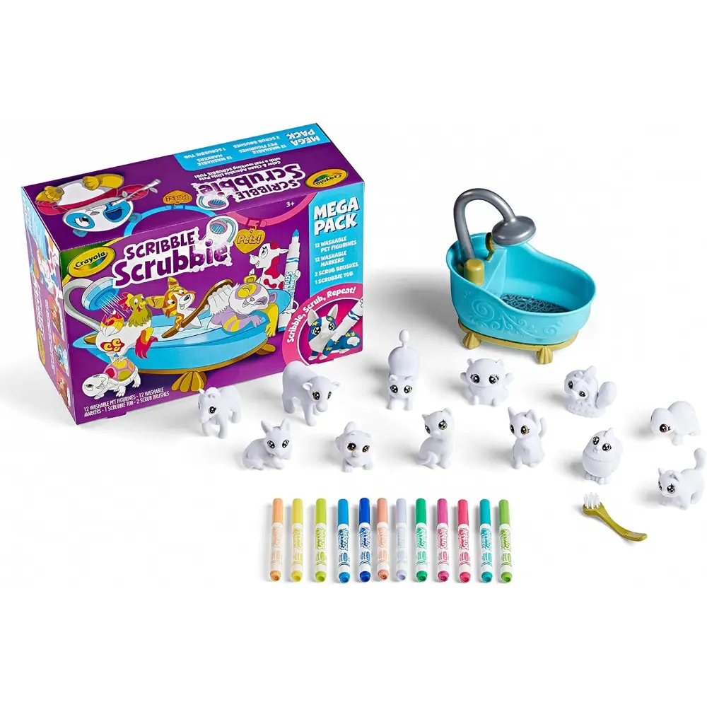 Crayola Scribble Scrubbie Mega Set .