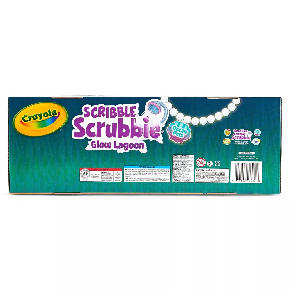 Crayola Scribble Scrubbie Glow Deep Sea - Kids Arts & Crafts Toys