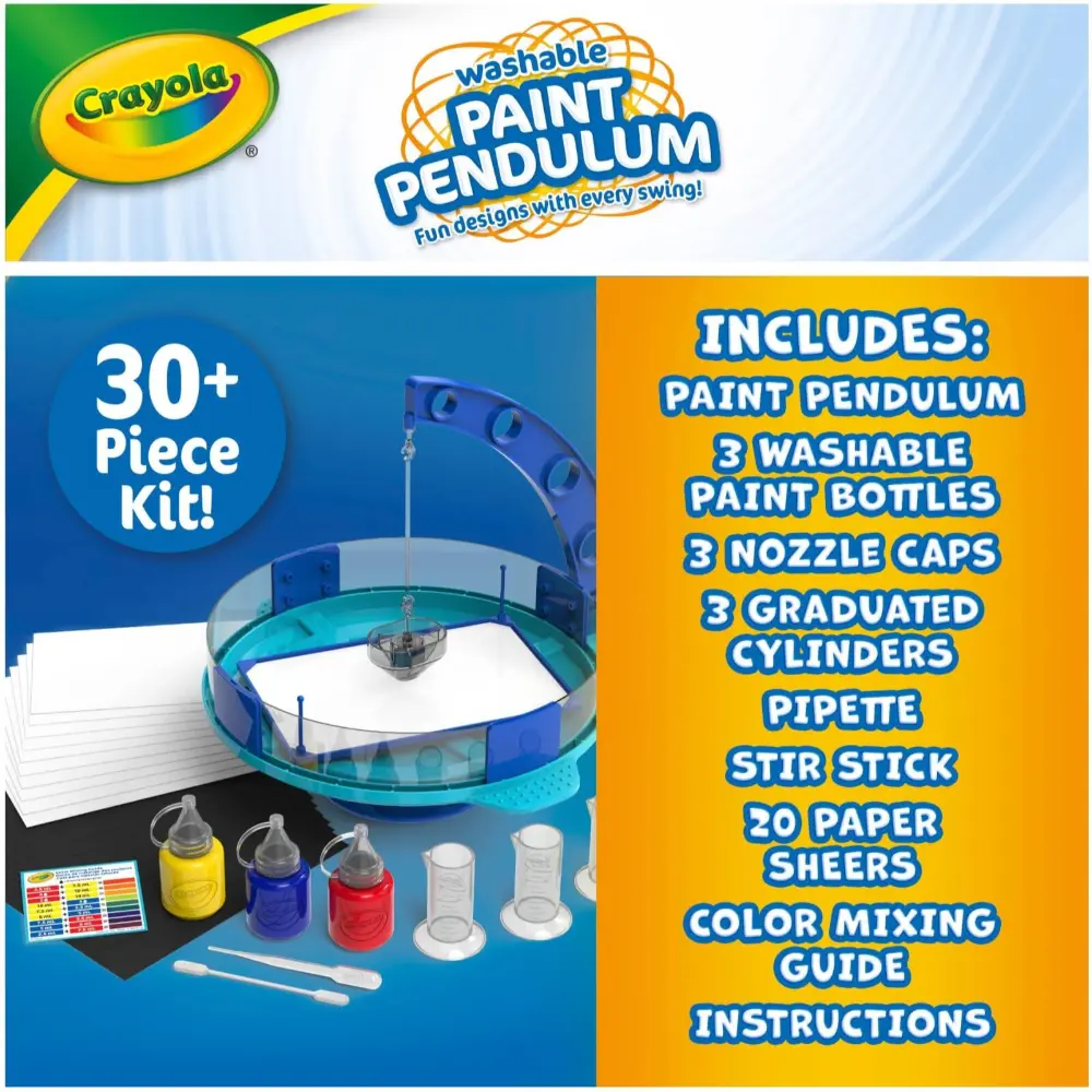 Crayola Washable Paint Pendulum