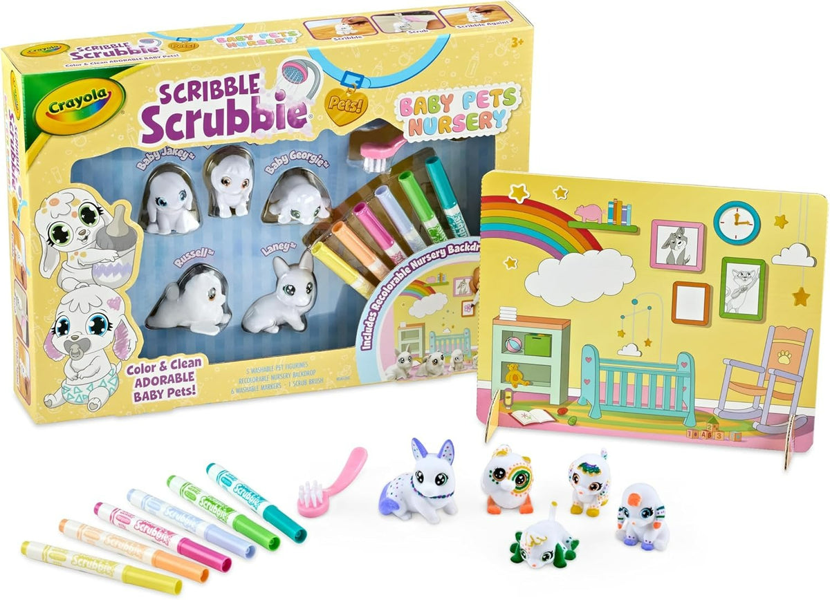 Crayola Scribble Scrub Baby Pets Nursery