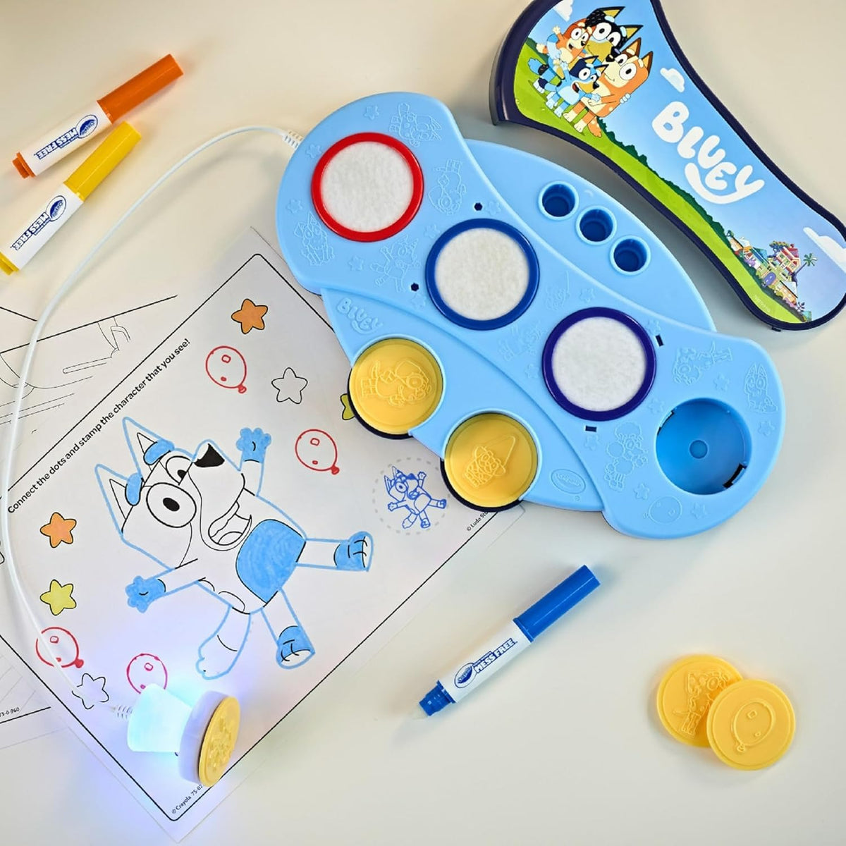 Crayola Color Wonder Stamper Bluey Battery Operated