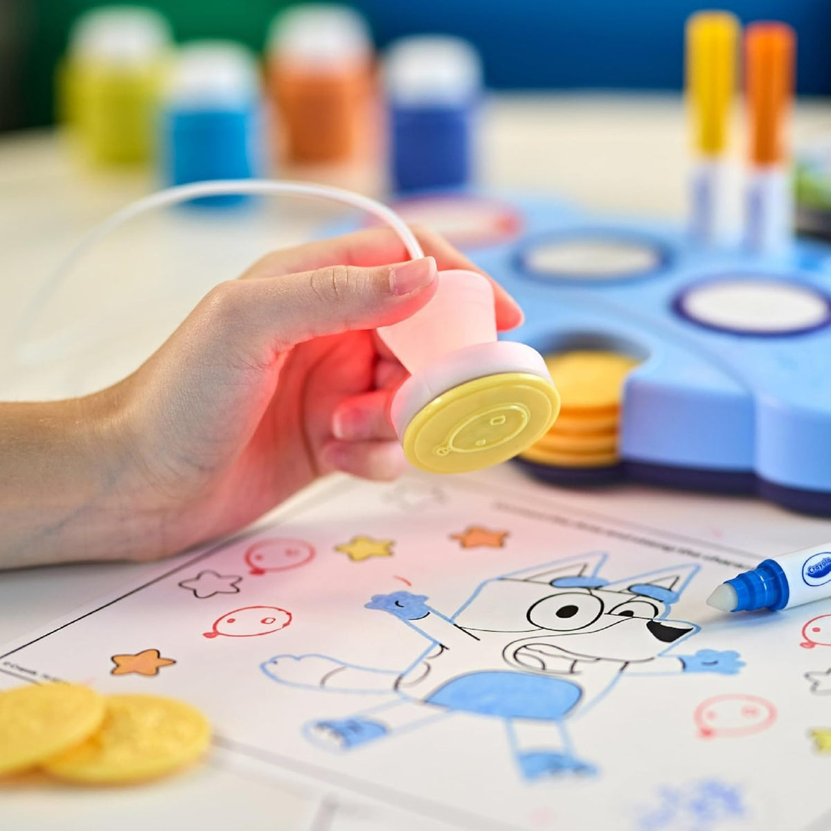 Crayola Color Wonder Stamper Bluey Battery Operated