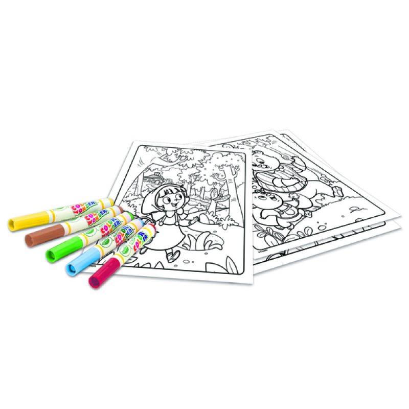 Crayola Color Wonder Colouring Pad & Markers - Mess-Free Art Set