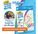 Crayola Color Wonder Mess-Free Paintbrush Pens  8 Pack, Ages 3+