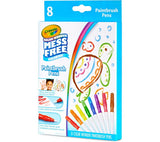 Crayola Color Wonder Mess-Free Paintbrush Pens  8 Pack, Ages 3+