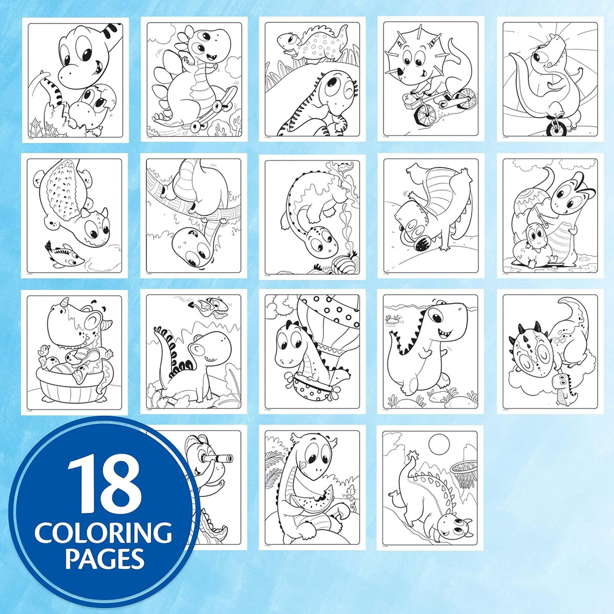 Crayola Wonder Colouring Dinosaur Set