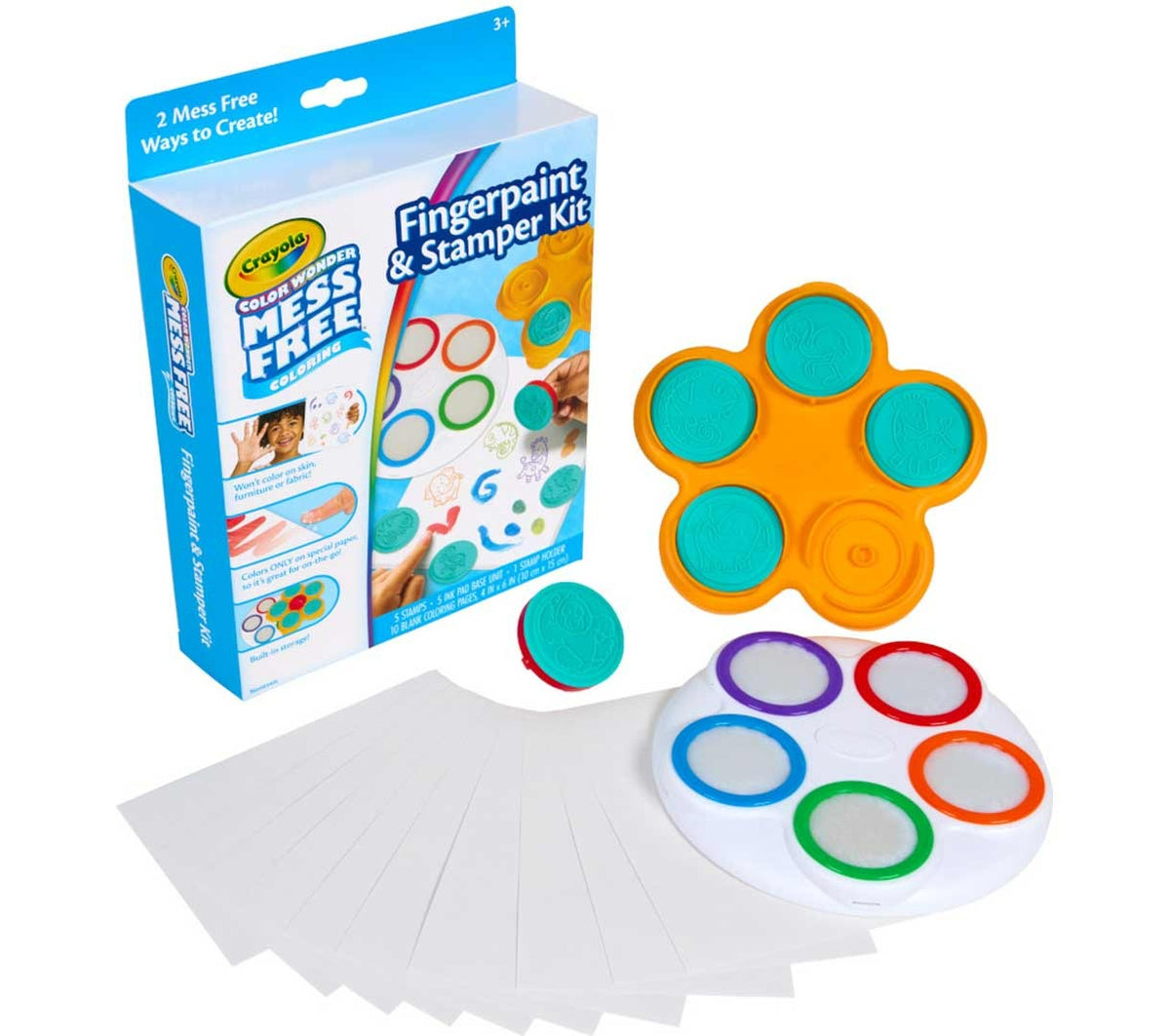 Crayola Wonder Fingerpaint Stamper Kit