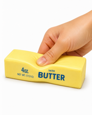 Power Joy Salted Butter Squishy Toy 4oz Soft Sensory Fidget Toy for Kids