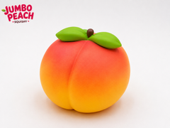 Peach-Shaped Jumbo Squishy Fidget Toy for Kids