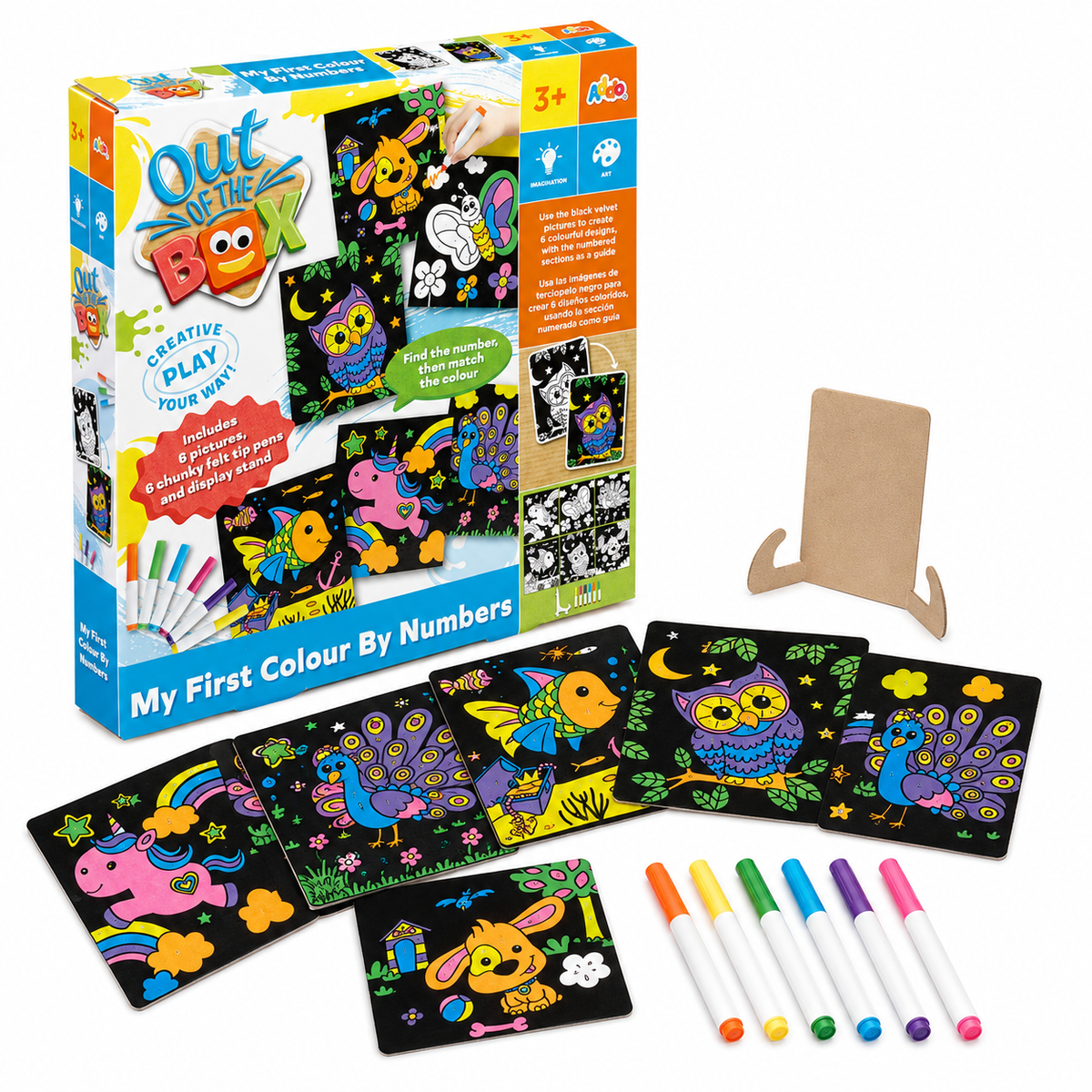 Addo Out of the Box Colour by Numbers Activity Set