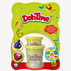Dohtime Value Pack Dough Cans 1oz & 3oz - Assorted Colours