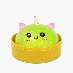 Mystery Squishy Toy with Mini Basket Assorted (Dumpling, Unicorn & Sugar Edition) - Sold per Piece (Random Selection)