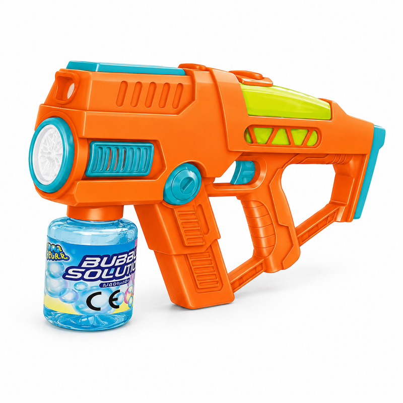 Out & About Bubbles 2-in-1 Water Blaster Bubble Toy for Ages 3-5