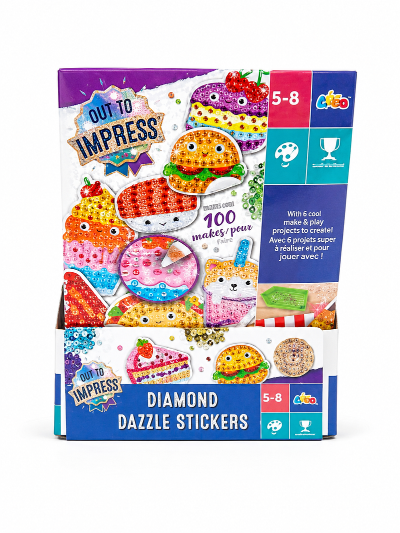 Out To Impress Diamond Dazzle Sticker Craft Set for Ages 3-5