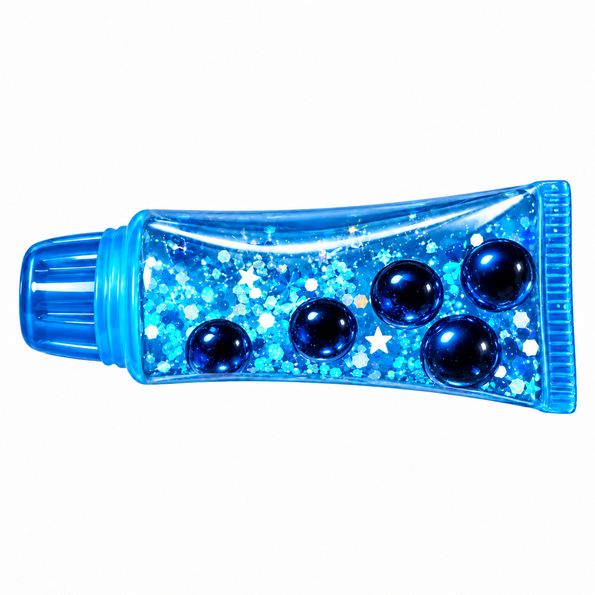 Squishy Toothpaste Stress Relief Sensory Fidget Toy - Assorted Colours, 1 Piece (Random Selection)