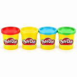 Play-Doh Classic Modeling Compound 4-Pack Assorted Colors for Kids Creative Play