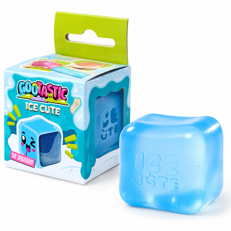 Gootastic Squishy Cube 5cm Stress Relief Toy for Kids & Adults 1-piece Assorted Colours