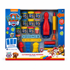 Nickelodeon Paw Patrol Ultimate Pup Heroes Dough Playset 27-Piece Set