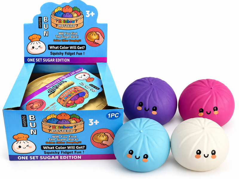 Mega Pack Mystery Squishy Flour-Filled Dumplings Sensory Toys - Sold per piece