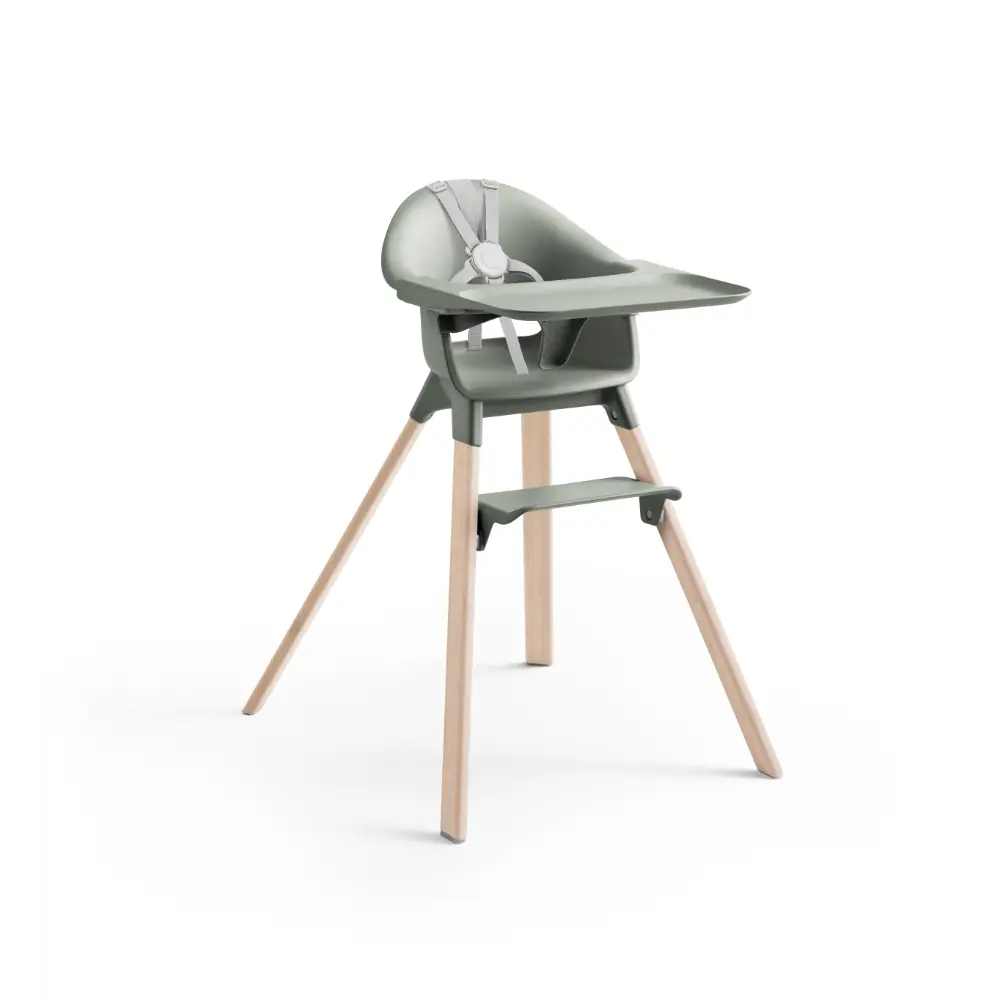 Stokke Clikk High Chair Bamboo Legs Glacier Green