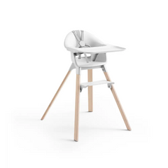Stokke Clikk High Chair Bamboo Legs White