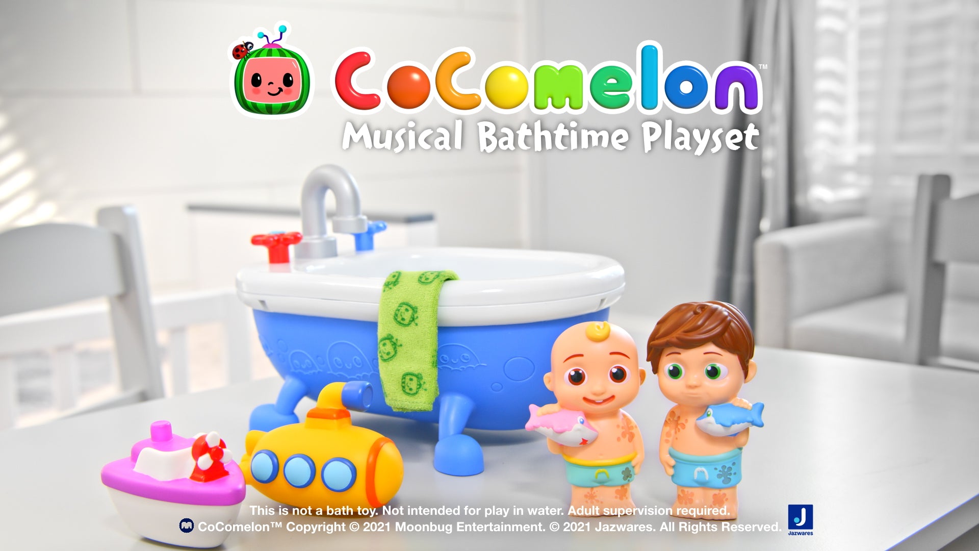 Cocomelon Roleplay Bathtub Playset