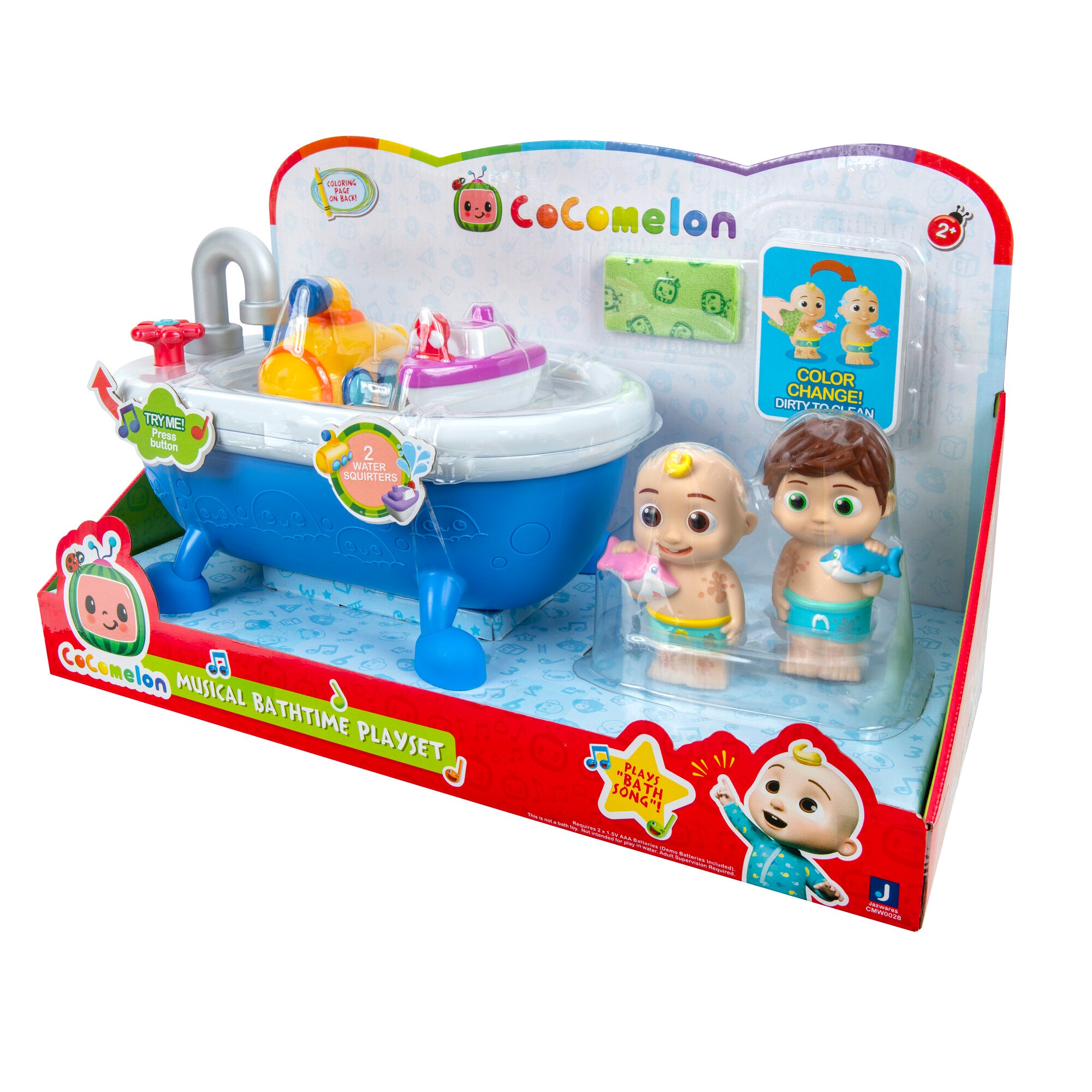 Cocomelon Roleplay Bathtub Playset