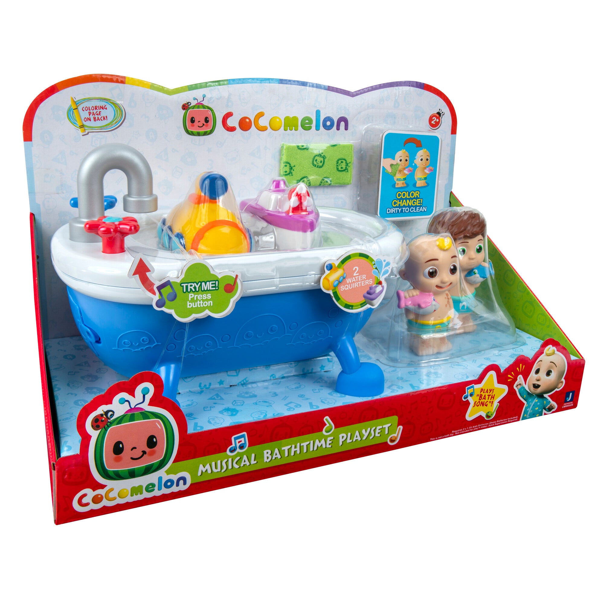 Cocomelon Roleplay Bathtub Playset
