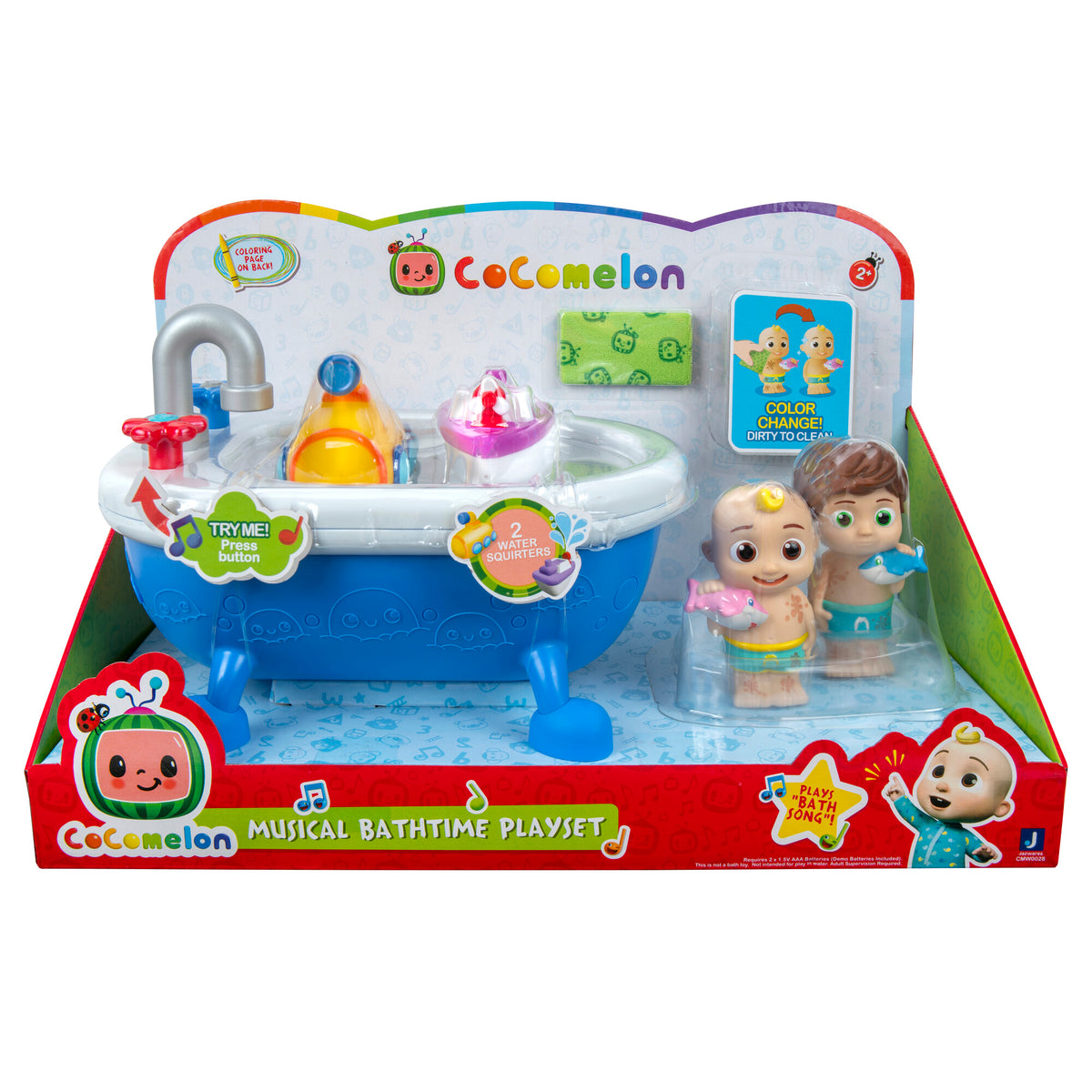 Cocomelon Roleplay Bathtub Playset