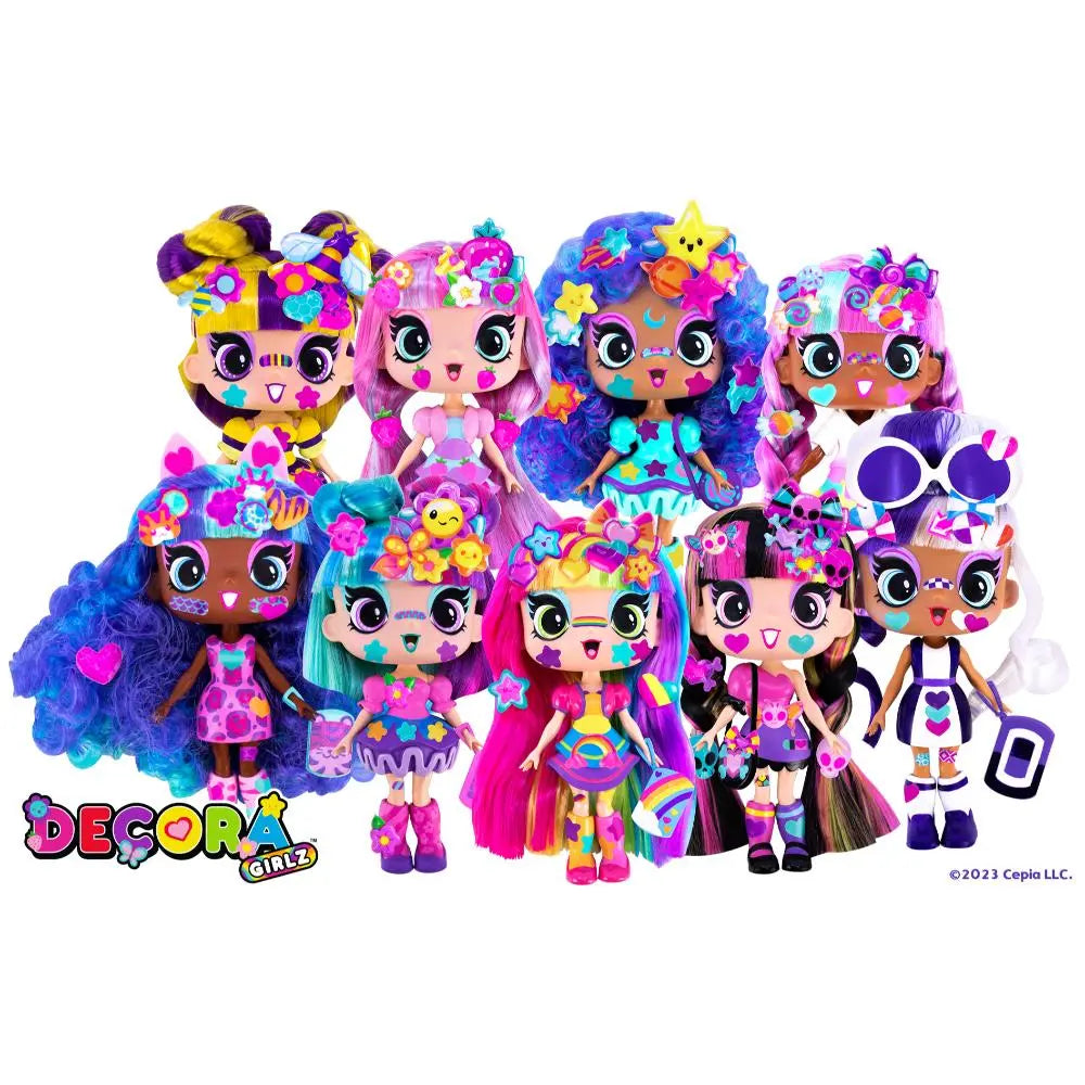 DECORA GirlZ FASHION DOLLS 5INCH CDU9 WO