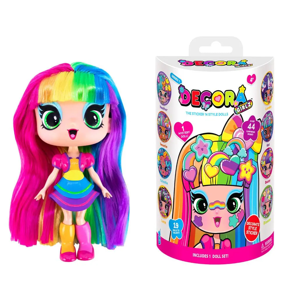 DECORA GirlZ FASHION DOLLS 5INCH CDU9 WO
