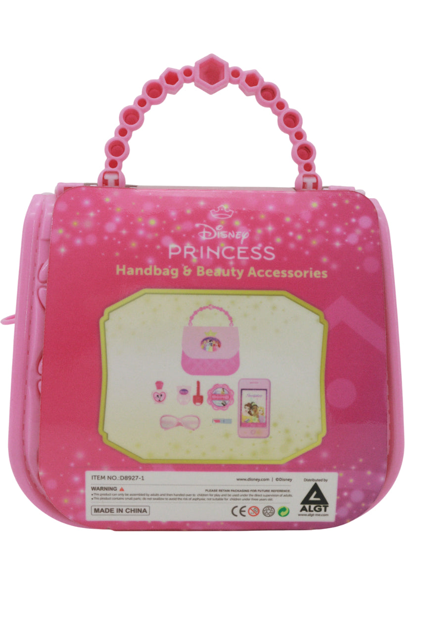 Disney Princess Handbag & Beauty Playset - Imaginative Roleplay Toy with Accessories