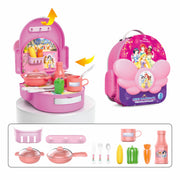 Disney Princess Backpack Mini Kitchen Playset Toy for Kids