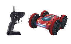 Kidzpro 2.4GHz RC Amphibious Stunt Car with Lights Assorted Colors