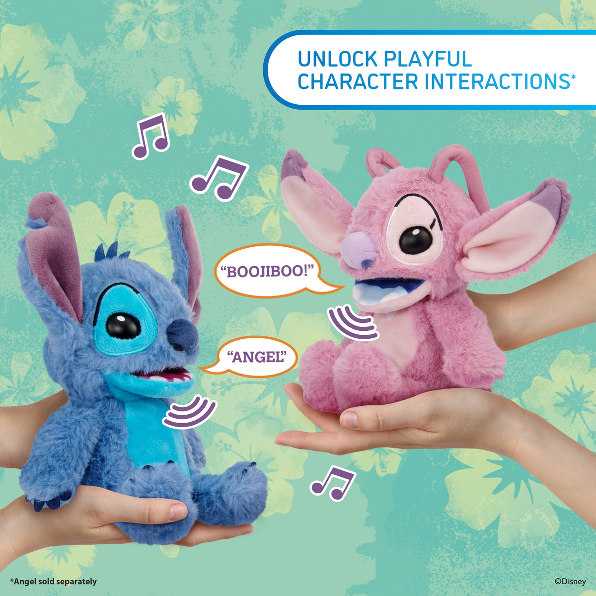 Disney Stitch RealFX Palm Puppet Interactive Talking Stitch with Sounds & Animated Mouth