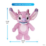 Disney Stitch Angel RealFX Palm Puppet Interactive Talking Plush Toy with Sounds & Animated Mouth