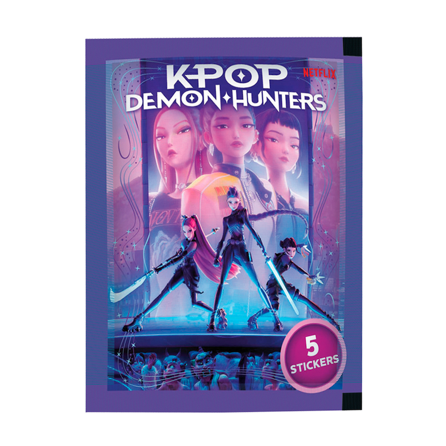 K-POP Demon Hunters Collectible Sticker Pack - 5 Random Stickers