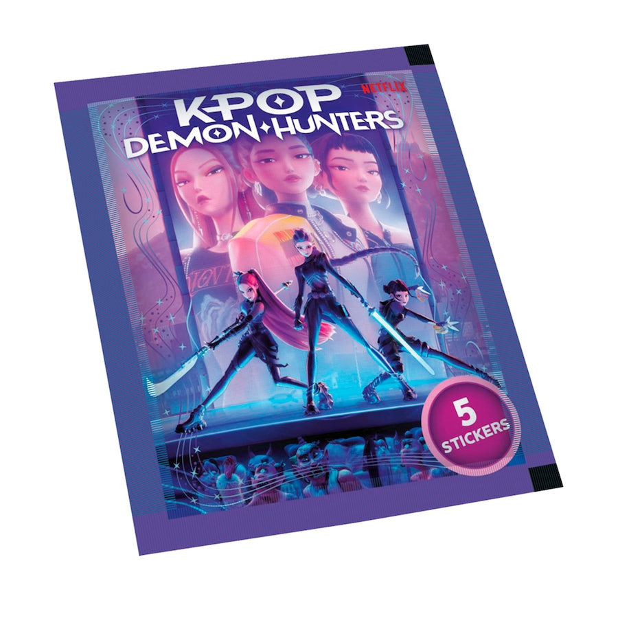 K-POP Demon Hunters Collectible Sticker Pack - 5 Random Stickers
