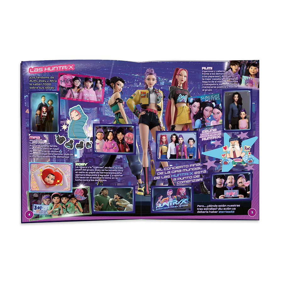 K-POP Demon Hunters Sticker Collection Starter Pack with 32-Page Album & 2 Sticker Packs