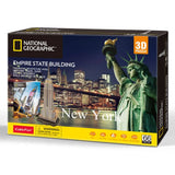 National Geo 3D Puzzle Empire State Building 66-Piece