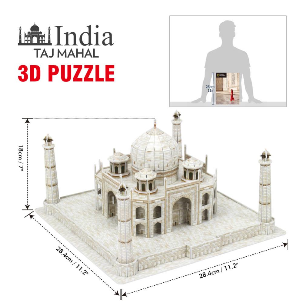 National Geo 3D Puzzle Taj Mahal 87-Piece