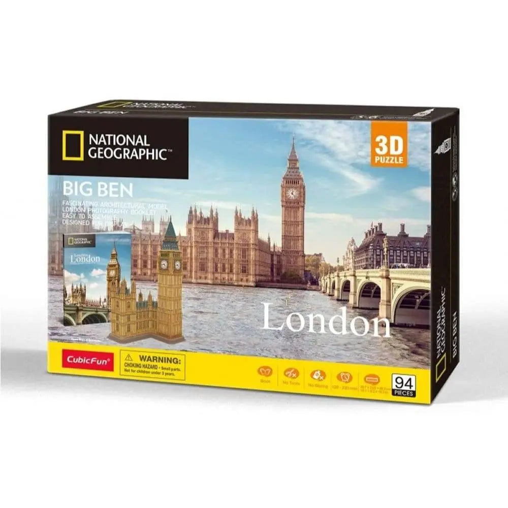 National Geo 3D Puzzle Big Ben London 2 94-Piece