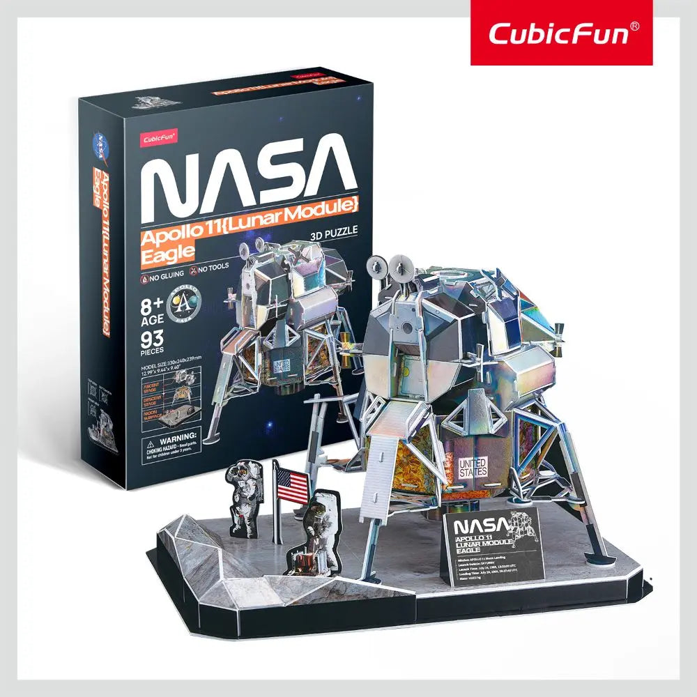 3D Puzzle Nasa Apollo 11 Eagle 93-pieces