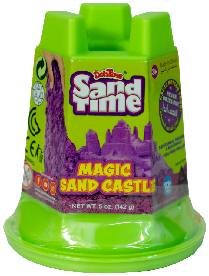 Sandtime Magic Sand Castle 5oz - Assorted Colours