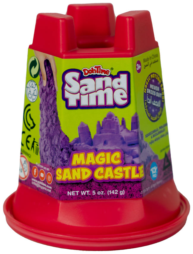Sandtime Magic Sand Castle 5oz - Assorted Colours