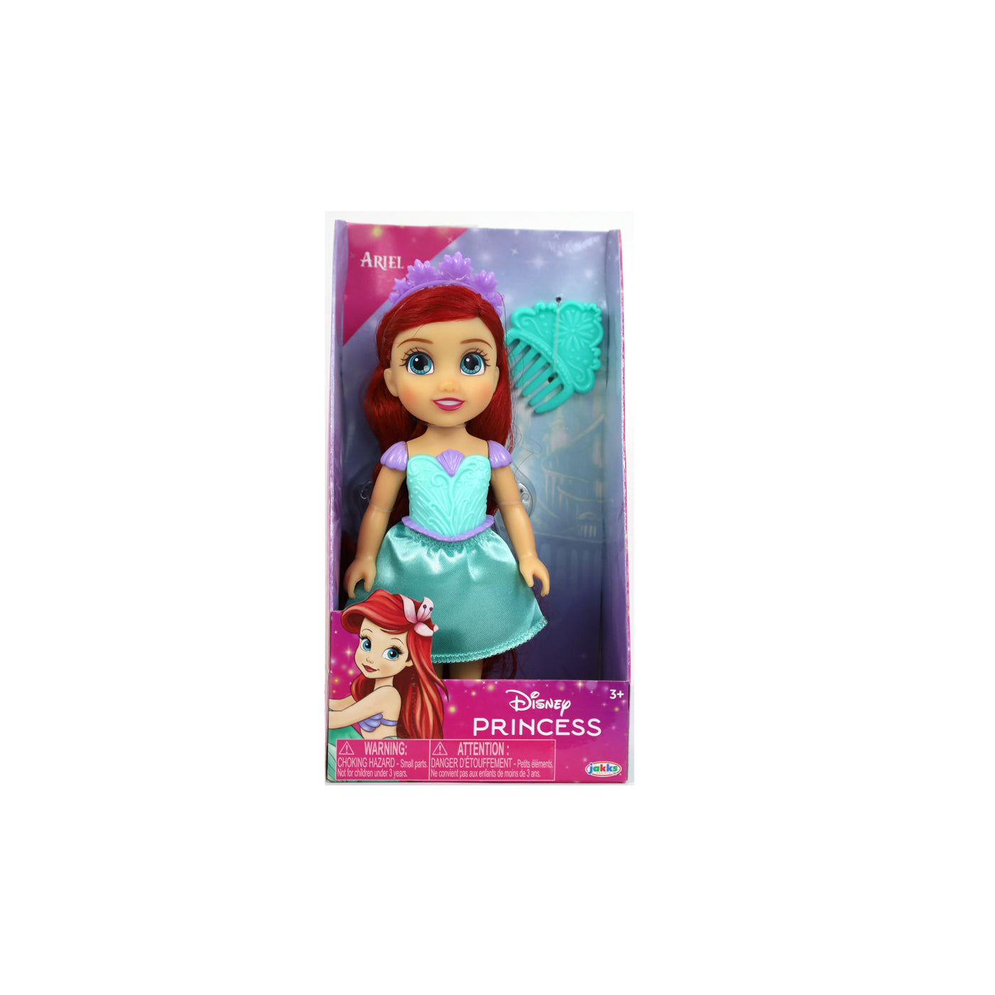 Disney Princess Petite Fashion Dolls with Comb 6 Inch Assortment - Sold per piece (Random selection)